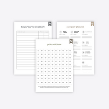 Load image into Gallery viewer, Garage Sale Planner