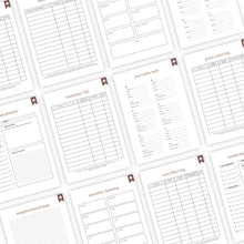 Load image into Gallery viewer, Home Management Info Planner For HOMEOWNERS
