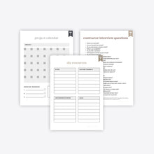 Load image into Gallery viewer, Home Renovation Planner