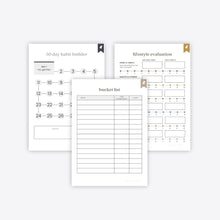 Load image into Gallery viewer, New Year's Resolution Planner