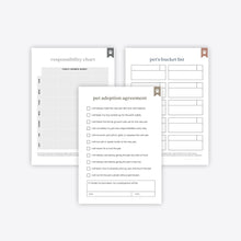 Load image into Gallery viewer, New Pet Planner