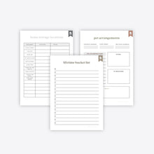 Load image into Gallery viewer, End Of Life Planner
