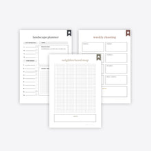 Load image into Gallery viewer, Home Management Info Planner For HOMEOWNERS
