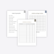 Load image into Gallery viewer, Vehicle Shopping Planner