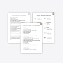 Load image into Gallery viewer, Spring Cleaning Planner