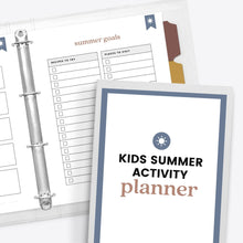Load image into Gallery viewer, Kids Summer Activity Planner
