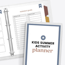 Load image into Gallery viewer, Kids Summer Activity Planner