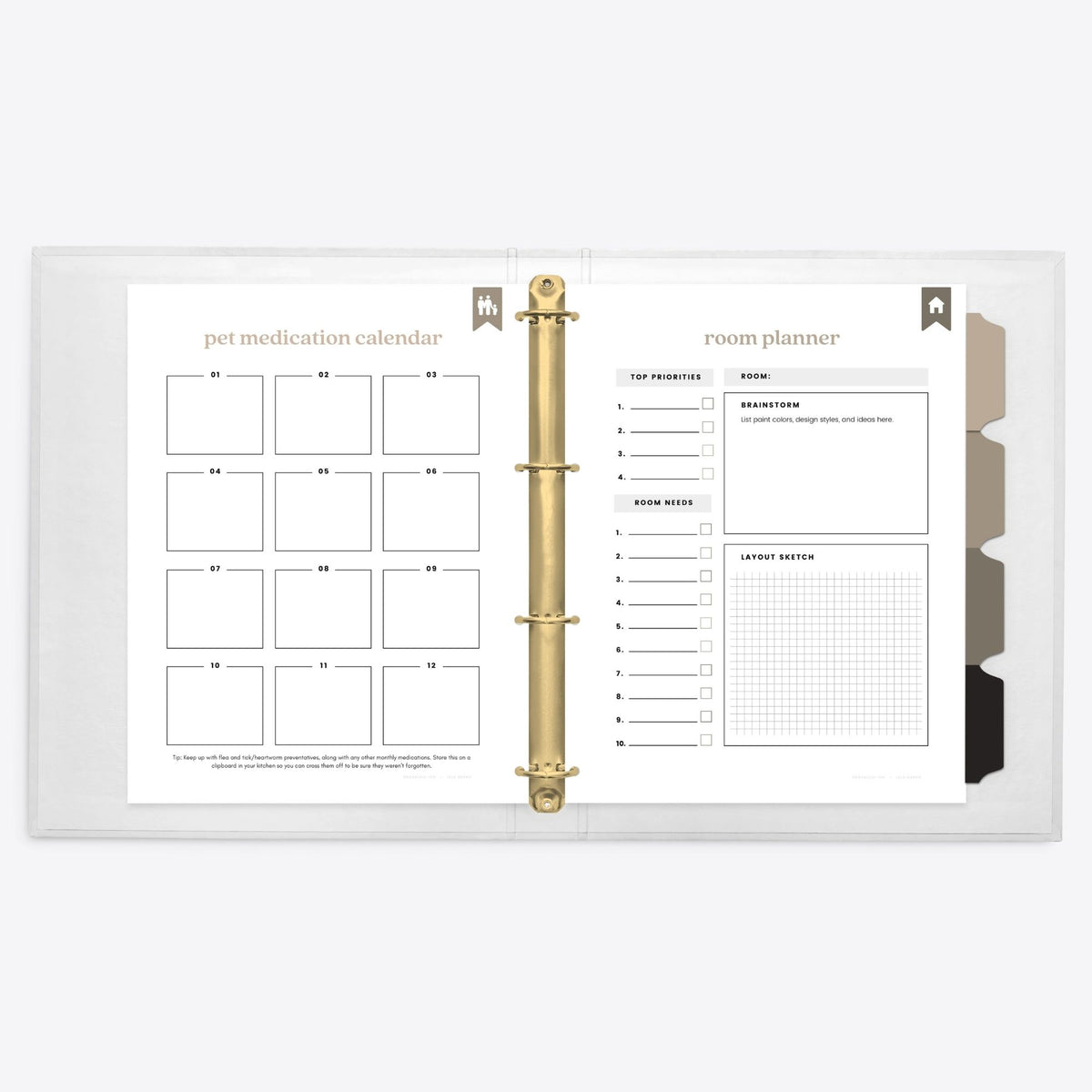 Essential Home Management Binder Starter Kit Bundle – Organized-ish