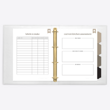 Load image into Gallery viewer, Kitchen Organization Planner