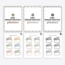 Load image into Gallery viewer, Kids Winter Solstice Planner