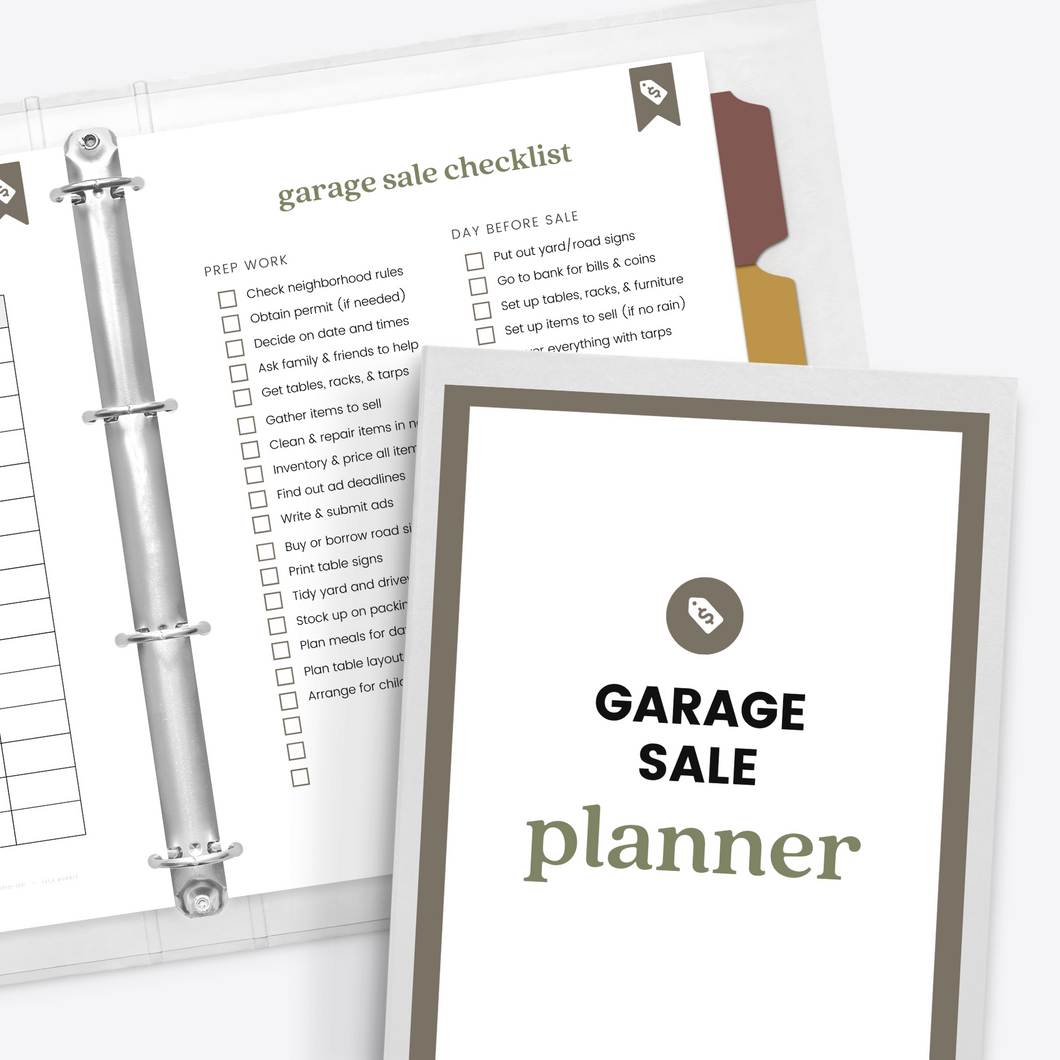 Garage Sale Planner – Organized-ish