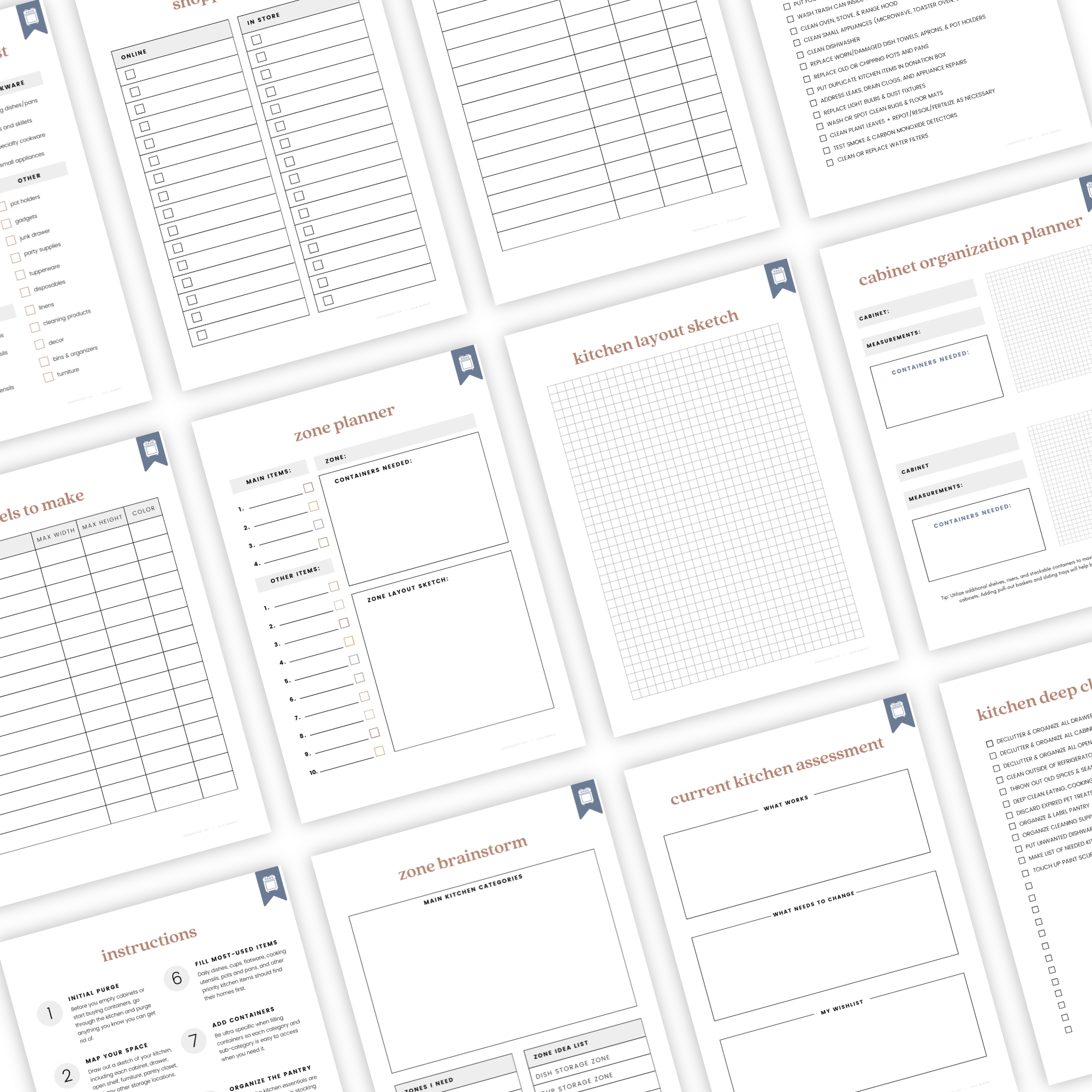 Kitchen Organization Planner – Organized-ish