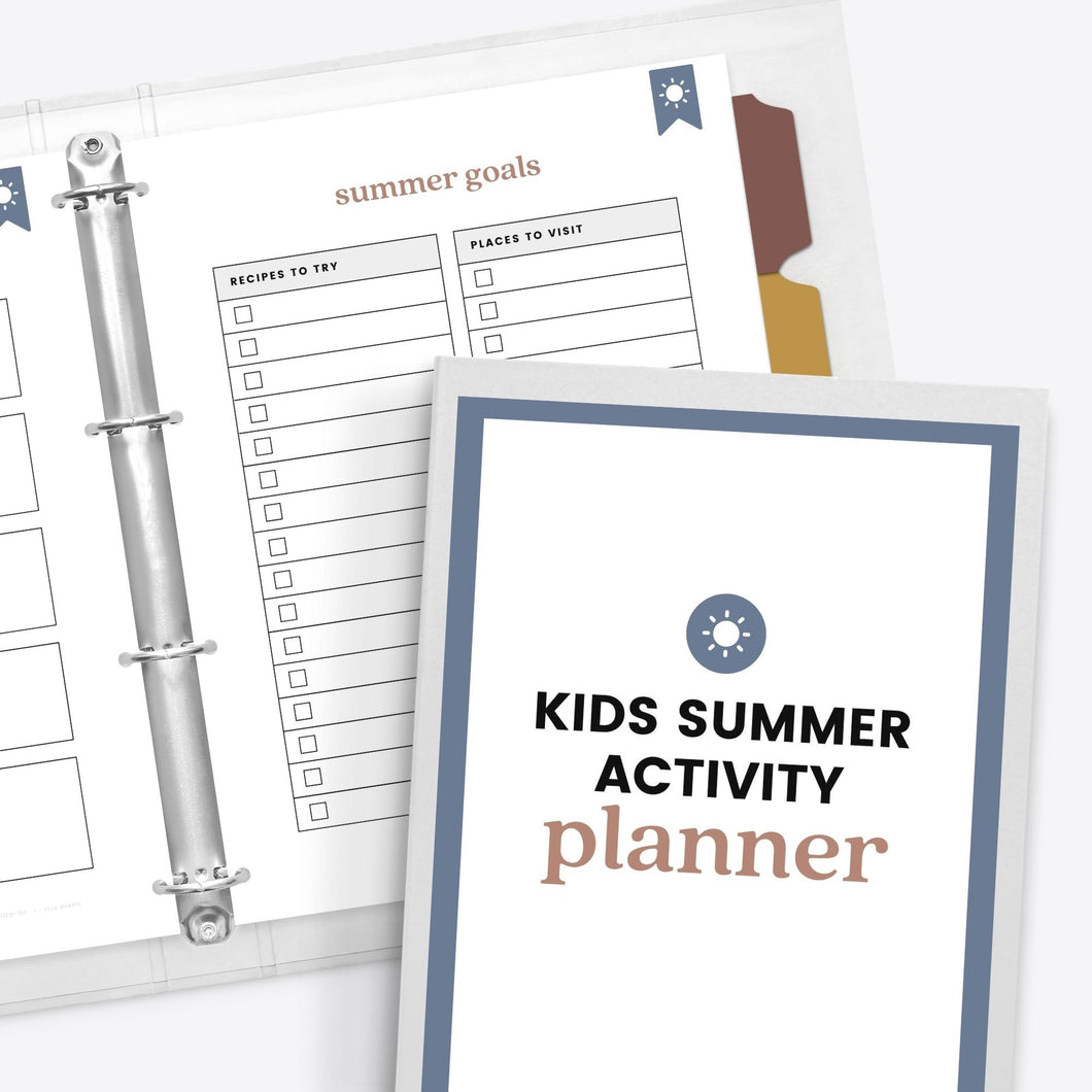 Kids Summer Activity Planner