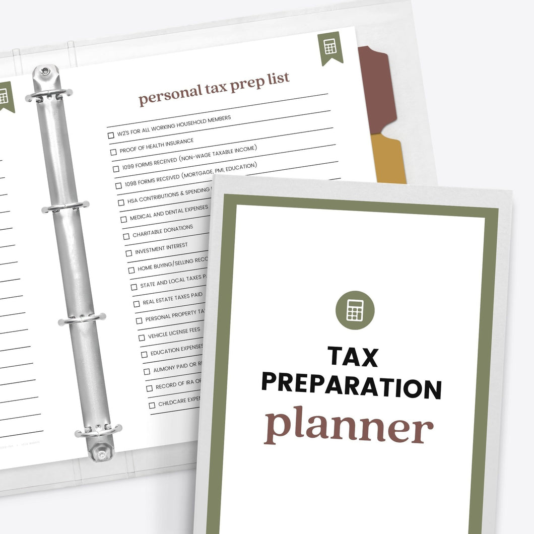 Tax Prep Planner