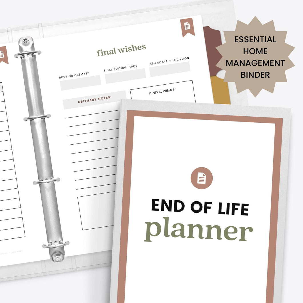 End Of Life Planner